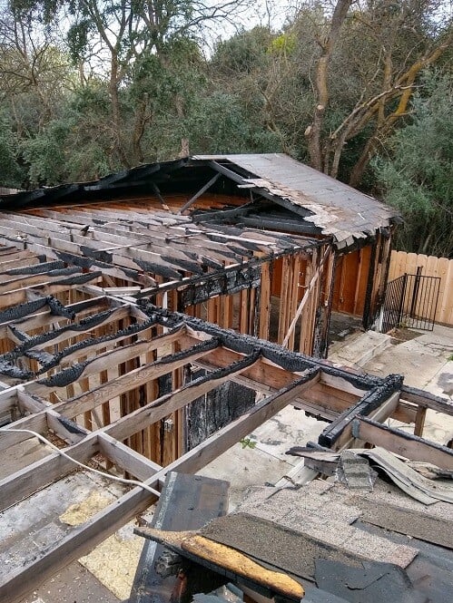 Mann Fire Remodel Fire Damage Photo