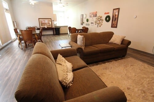 couches at Tuscan Villa