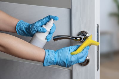 How to Clean Your Apartment if Someone Has COVID-featured